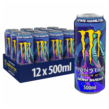 Monster Lewis Hamilton Zero Sugar Energy Drink 12 x 500ml Best Before March 2026