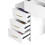 Dressing Table Mirror & Stool Set Vanity Makeup Desk With Drawers + Led Lights 6