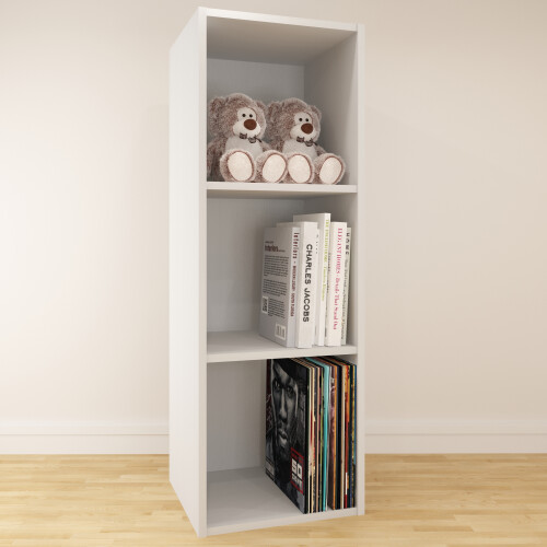 Charles Jacobs (Extra Large) Charles Jacobs Vinyl 12" LP Record Cube Storage Box Unit White