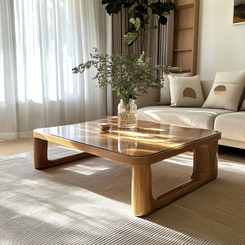 (90x90 cm) PVC Table Mat Square Clear Table Protector