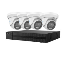 (2TB)X4 HIKVISION HILOOK 5MP 4CH DVR 2MP ANALOG CCTV CAMERA AUDIO KIT