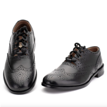 (7) Traditional Classic Black Ghillie Brogue - Durable And Comfortable Kilt Shoes