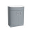 NES Home Nes Home Freestanding Modern 600mm Matte Grey Basin Vanity Unit 5