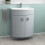 NES Home Nes Home Freestanding Modern 600mm Matte Grey Basin Vanity Unit 3