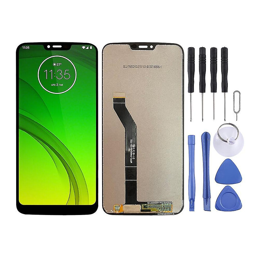 Tft Lcd Screen For Motorola Moto G7 Power, Eu Version With Digitizer Full Assembly(Black) Black