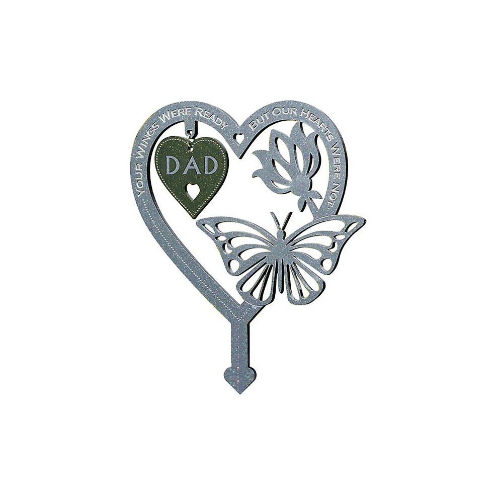 Memory  Metal Garden Stake Cemetery Decoration Memorial Metal Yard Stake