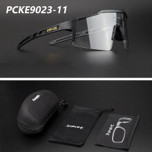 (PCKE9023-11) Kapvoe Photochromic Sports Cycling Glasses Cycling Goggles Men Women Bike Glasses UV400 Cycling Sunglasses