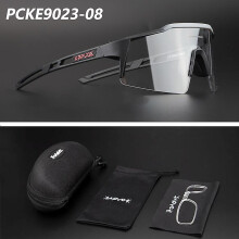 (PCKE9023-08) Kapvoe Photochromic Sports Cycling Glasses Cycling Goggles Men Women Bike Glasses UV400 Cycling Sunglasses