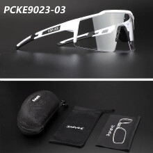 (PCKE9023-03) Kapvoe Photochromic Sports Cycling Glasses Cycling Goggles Men Women Bike Glasses UV400 Cycling Sunglasses