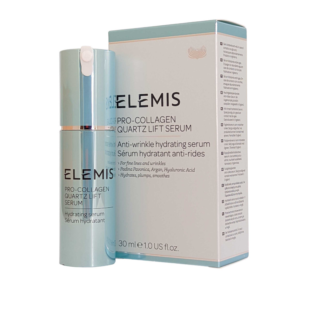Elemis Skincare Pro Collagen Quartz Lift Serum Hydrates 30ml for fine lines and wrinkles