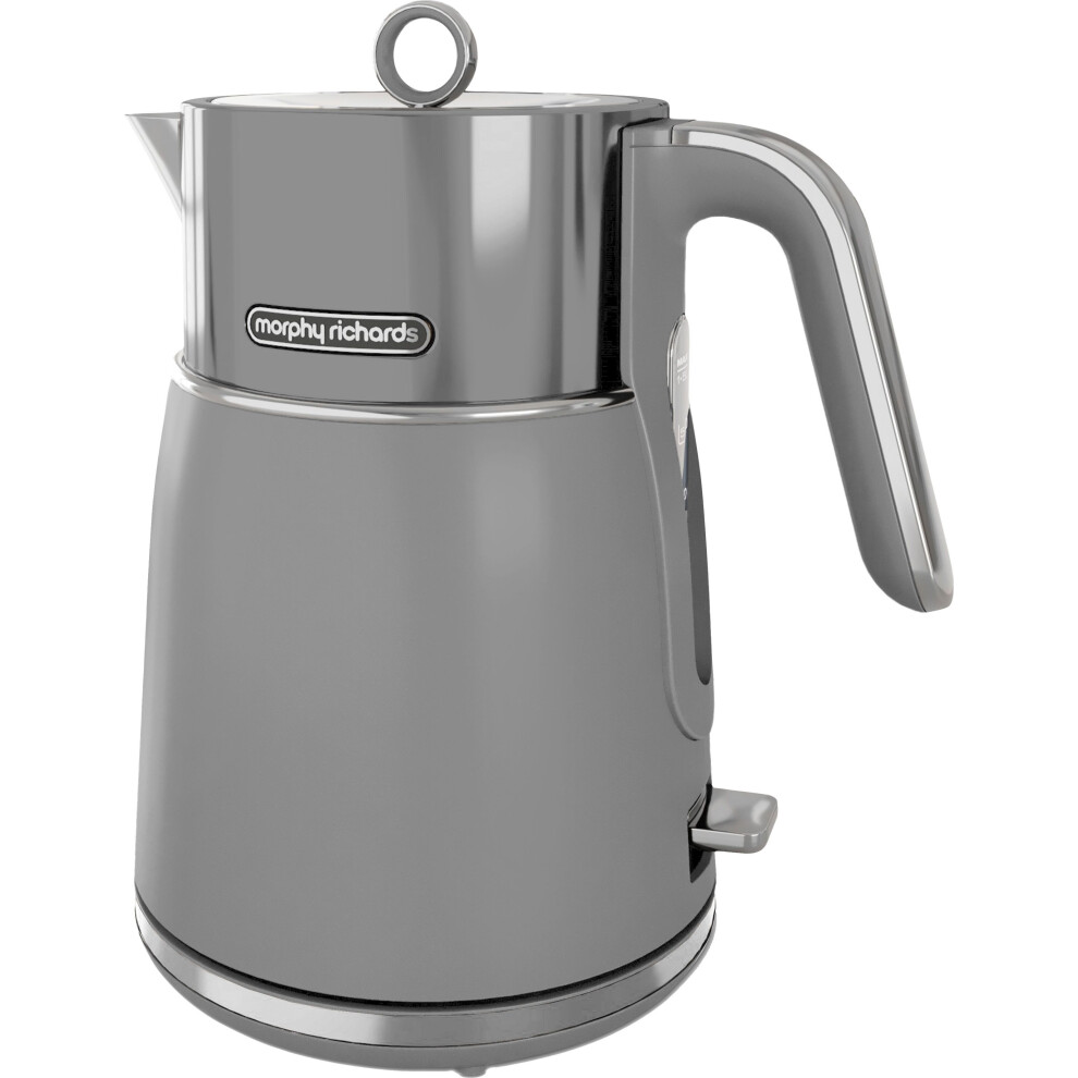 Morphy Richards Signature Kettle 1.5L With Rapid Boil Grey