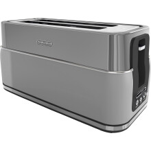 Morphy Richards Signature Grey 4-Slice Toaster with Defrost and Reheat Functions