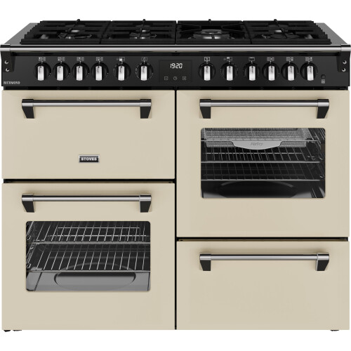 Stoves Stoves Richmond 110cm Cream Dual Fuel Cooker with Multi-Function Ovens