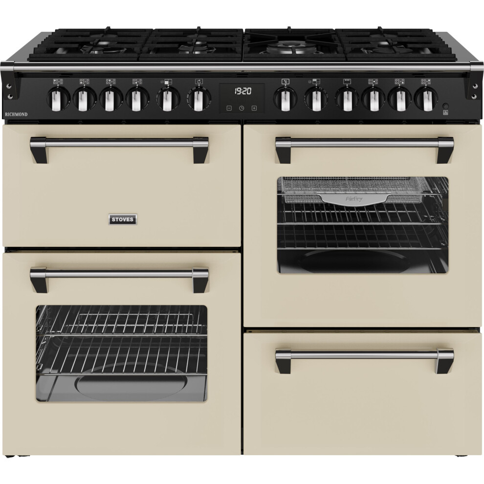 Stoves Richmond 110Cm Dual Fuel Cooker With Multi-Function Ovens Cream