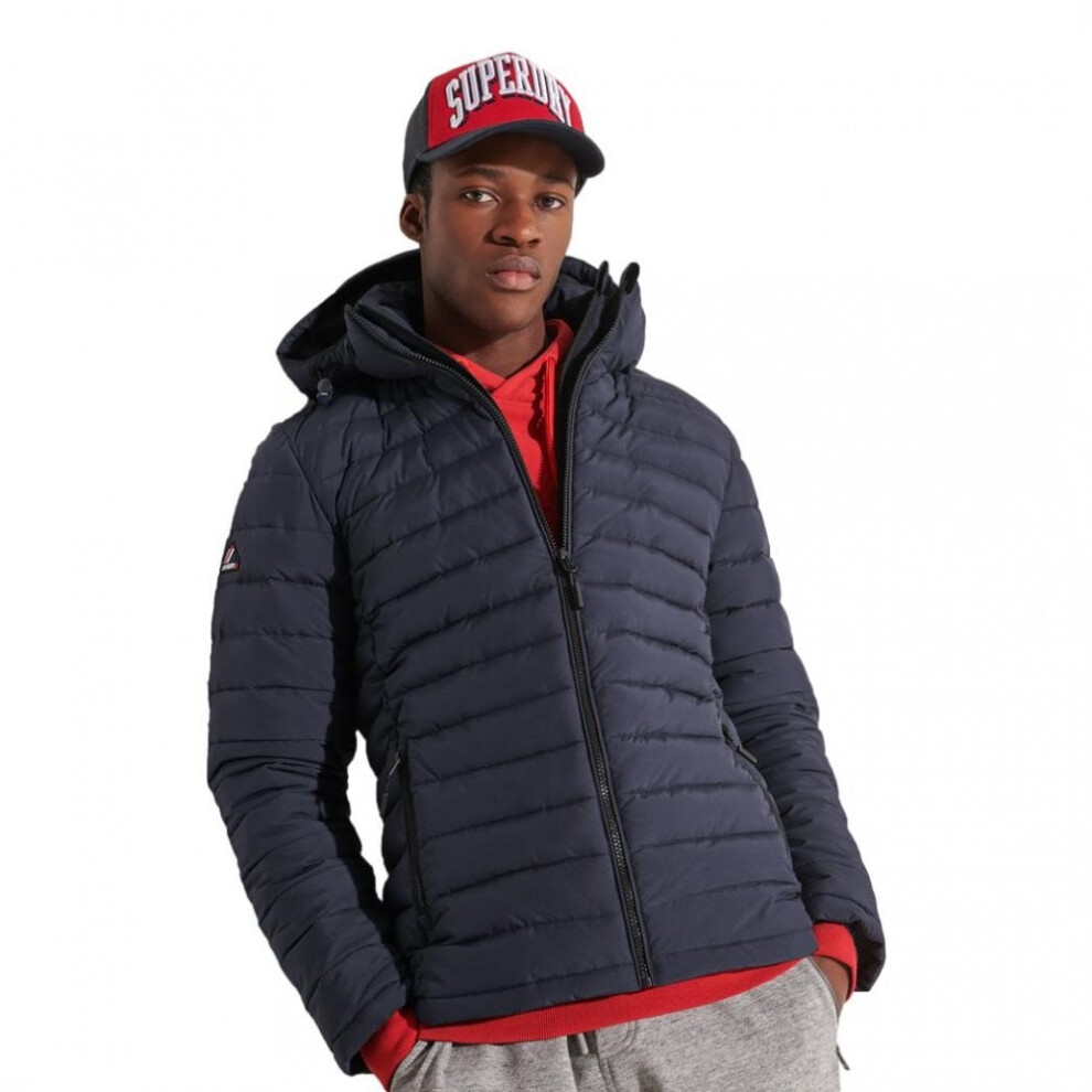 Superdry Hooded Fuji Jacket - Darkest Navy