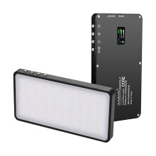 Mfl-07 Portable Rgb Led Video Light Fill Light 10w Dimmable 3000k-6500k Cri96 Tlci98 With Oled Screen 4500mah Power Bank Function For Video Selfie Liv