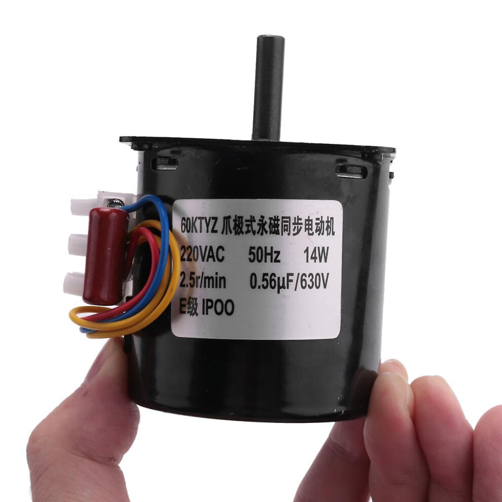 220v Ac Synchronous Gear Motor 60ktyz 60-ktyz Permanent Magnet Synchronous Gear Motor 220v 2.5 Rpm