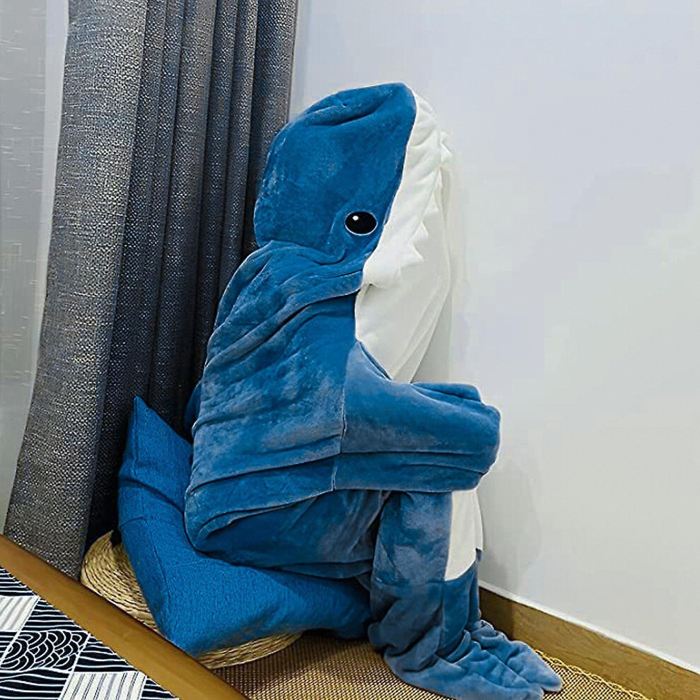(M) Shark Blanket, Shark Wearable Blanket Adult, Shark Blanket Hoodie, Shark Blanket Hoodie Wearable, Hoodie Adult Shark Onsie