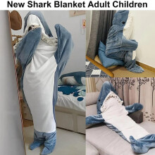 (S) Shark Blanket, Shark Wearable Blanket Adult, Shark Blanket Hoodie, Shark Blanket Hoodie Wearable, Hoodie Adult Shark Onsie