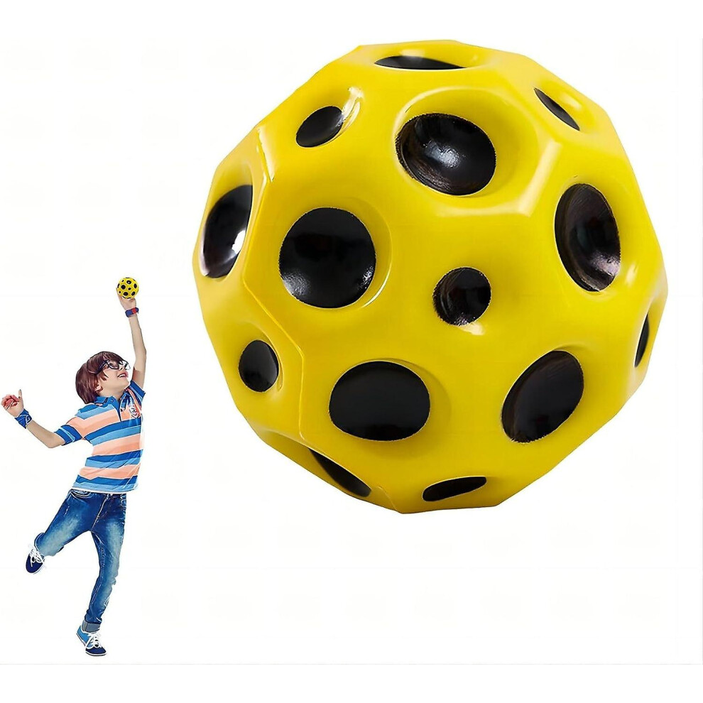 (Yellow) Space Balls Extreme High Bouncing Ball Yellow