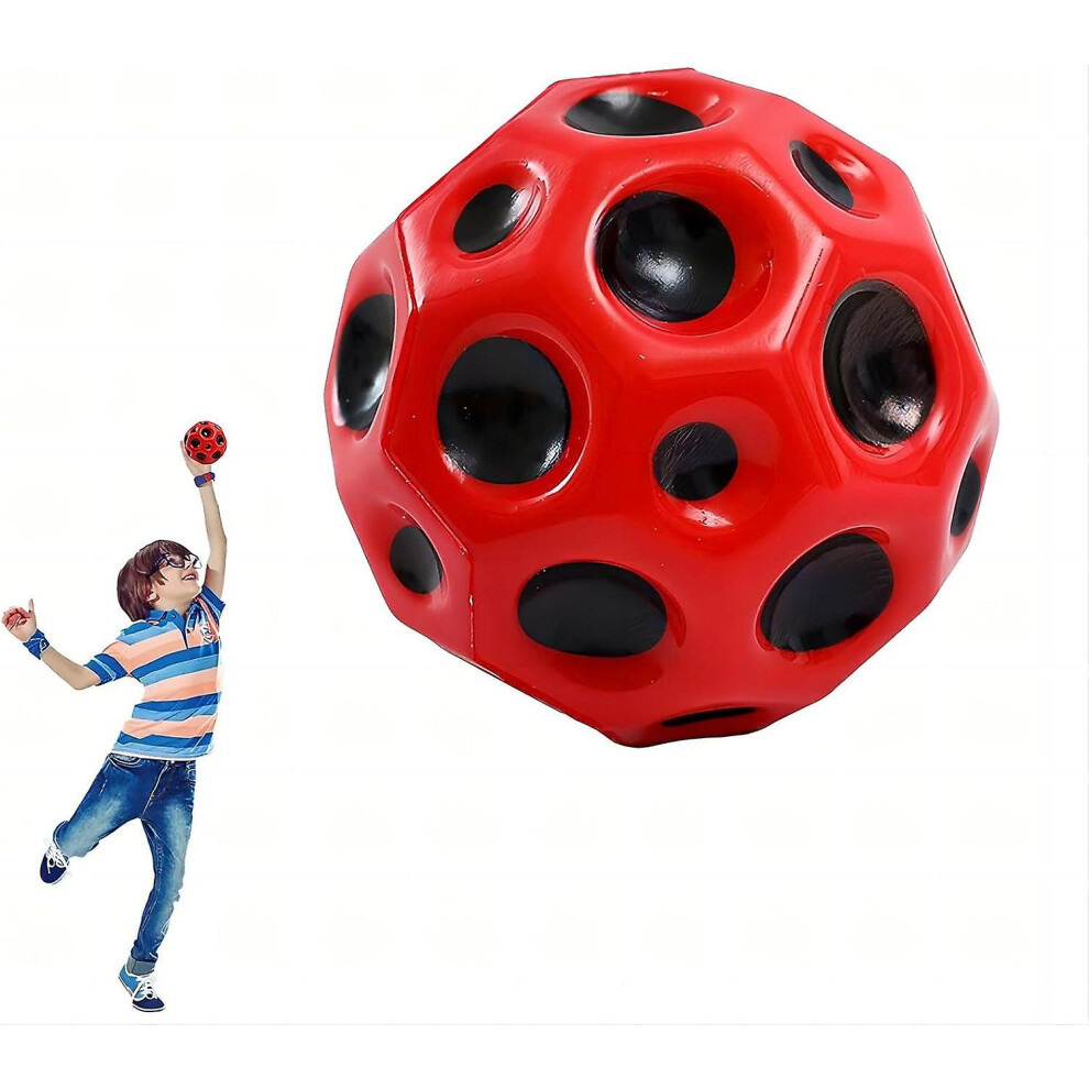 (Red) Space Balls Extreme High Bouncing Ball Red