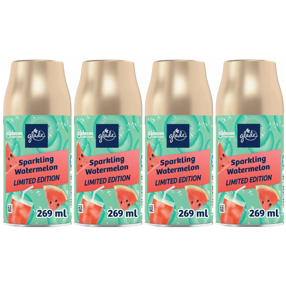 4 x Glade Automatic Spray Refill 269ml - Sparkling Watermelon-image-OPC-PFXJXCN-NEW