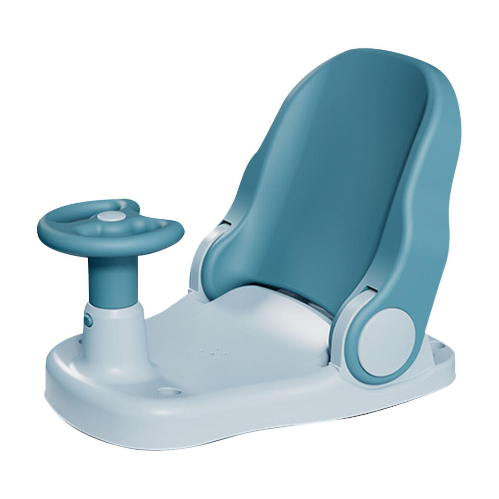 Infant Shower Chair Antislip Adjustable Sitting Lying Modes Foldable Stable Suction Baby Bathtub Seat For Bathroom