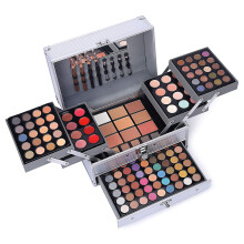 132 Color All In One Makeup Gift Set Kit- Includes 94 Eyeshadow, 12 Lip Gloss, 12 Concealer, 5 Eyebrow Powder, 3 Face Powder, 3 Blush, 3 Contour Shade