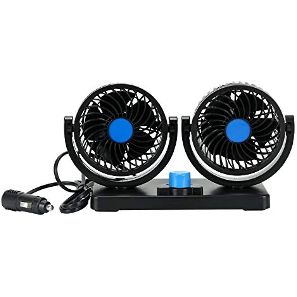 12 V Double Fan Car Fan Caravan Car Cigarette Lighter Double Head Cooler