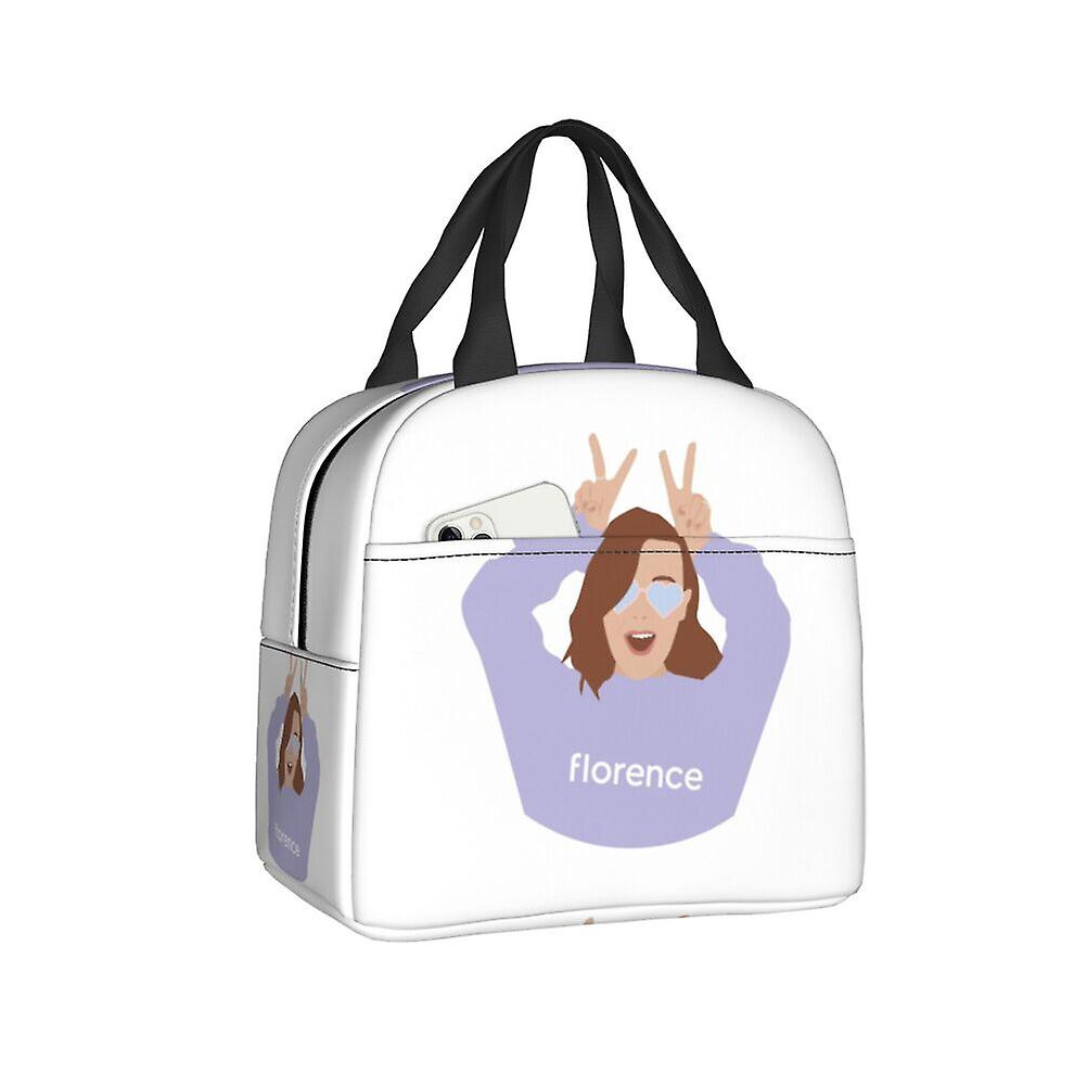 (12) Florence By Mills Lunch Box Women Waterproof Thermal Cooler Food Insulated Lunch Bag Office Work Resuable Picnic Tote Bags