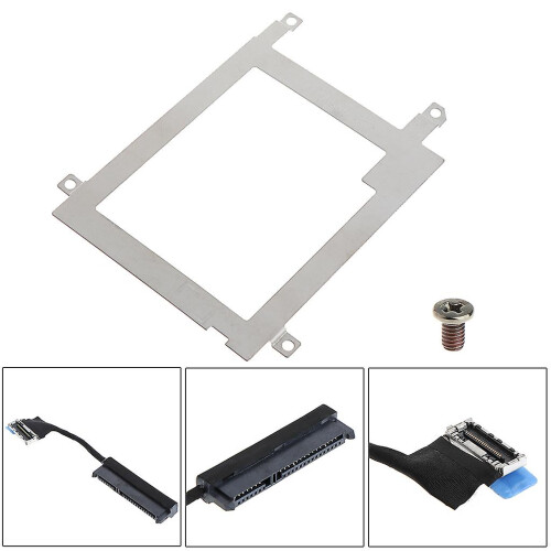 Hard Disk Drive Caddy Tray Bracket Sata Cable Connector For Dell Latitude E7440 2