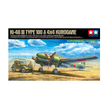 Tamiya Mitsubishi Ki-46 III Type 100 & 4X4 Light Vehicle Kurogane