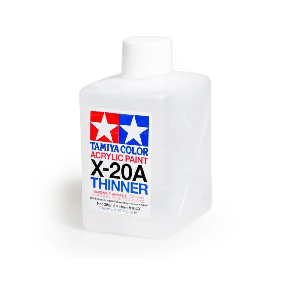 Tamiya Colour Acrylic Paint Thinner 250Ml X20-A