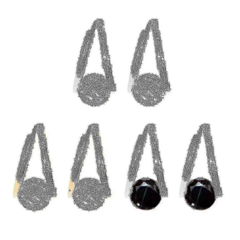 (Black) Halolux Lymphvity Germanium Earrings, Lymphvity Magnetherapy Germanium Earrings -ayane