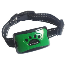 (Green) Anti Bark Dog Collar Excessive Barking Device Safe Harmless