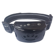 (Black) Anti Bark Dog Collar Excessive Barking Device Safe Harmless