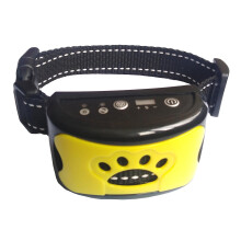 (Yellow) Anti Bark Dog Collar Excessive Barking Device Safe Harmless