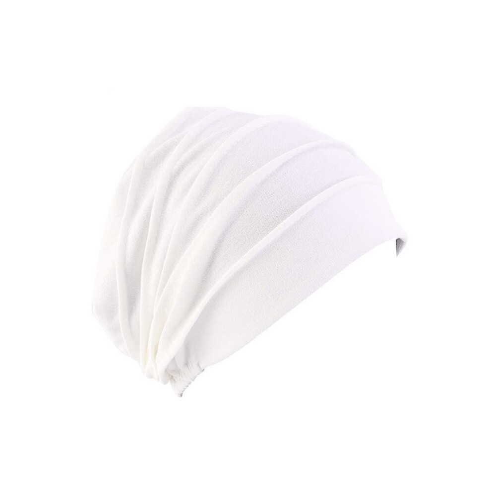 (White) Cancer Headwear For Women Elasticity For One Size Fits Most Fashionable White