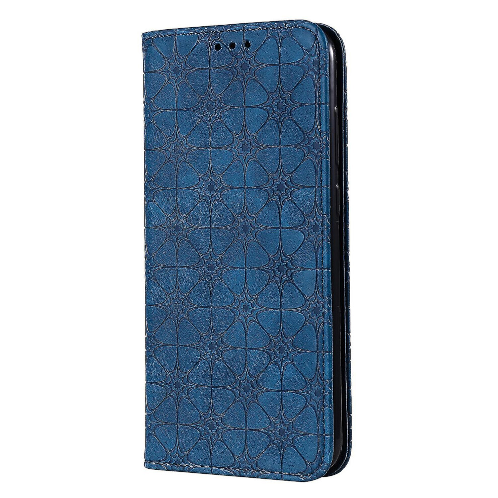 (blue) Compatible With Samsung Galaxy A11 / M11 Case Leather Magnetic Flip Folio Cover Wallet