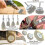 9 Pieces Professional Wire Brushes, Drill Brushes For Rust Removal, Cleaning, 1/4" Shank 5