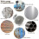 9 Pieces Professional Wire Brushes, Drill Brushes For Rust Removal, Cleaning, 1/4" Shank 4