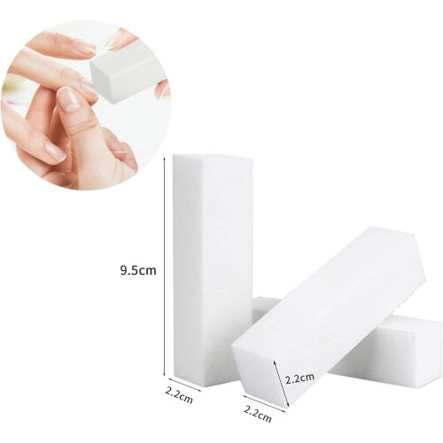 10 Blocks Nail Sanding Buffer Block Nail Art Tips Tool, Professional Buffing File For Sanding 2