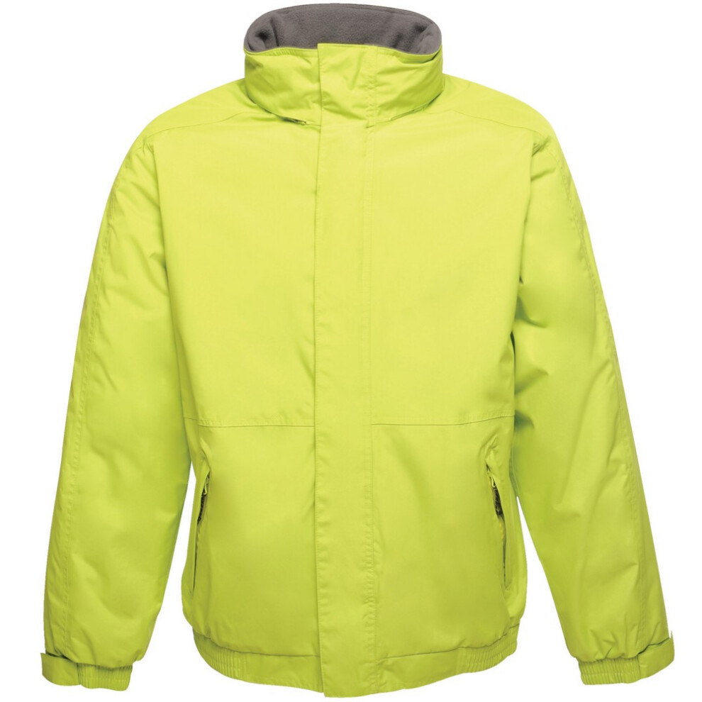 (S, Key Lime/Seal Grey) Regatta Dover Waterproof Windproof Jacket (Thermo-Guard Insulation)