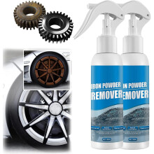 (100ml, 2 Pcs) Car Rust Removal Spray,iron Powder Remover,car Rust Remover Cleaner Spray,stops