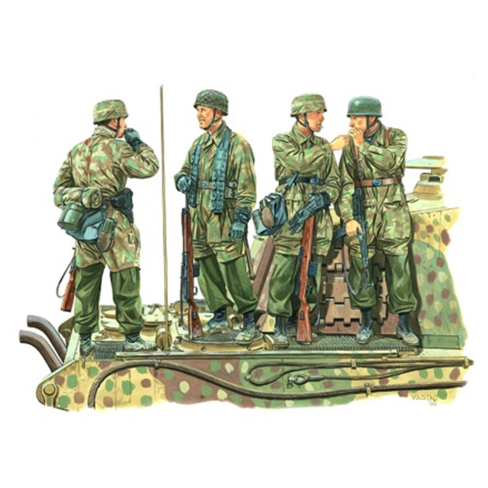 Dragon 6143 3rd Fallschirmjager Division (Ardennes 1944), Part 2 1:35 Model Kit