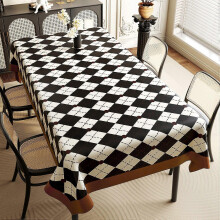 (Diamond shaped, 140x140cm) Waterproof Oil Resistant Dining Table Cloth Pvc Table Cloth Home