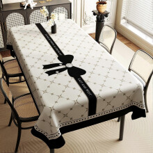 (Black tie, 80x120cm) Waterproof Oil Resistant Dining Table Cloth Pvc Table Cloth Home