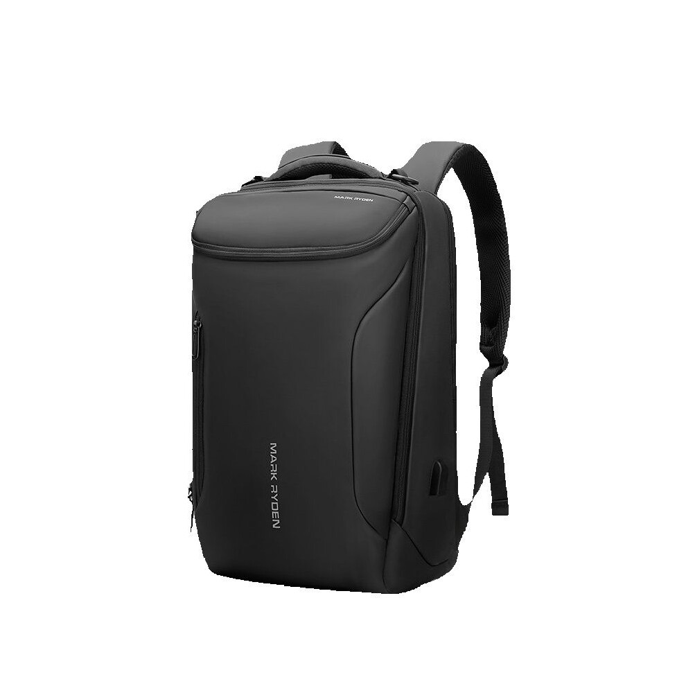 MARK RYDEN - 17 inch laptop backpack for men, spacious travel backpack, COMPACT, P 3 Main Pockets Black