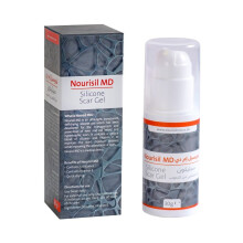 Nourisil Md Silicon Scar Gel From C-section Acne Burn Stretch Marks Surgical- Comes With 5 Silicons 30gm