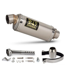 (C 370MM) Universal Motorcycle Exhaust Tail Pipe Modify Yoshimura T98 Dripping Muffler with DB Killer For 250SR 400NK VERSYS650 XSR700 NSS